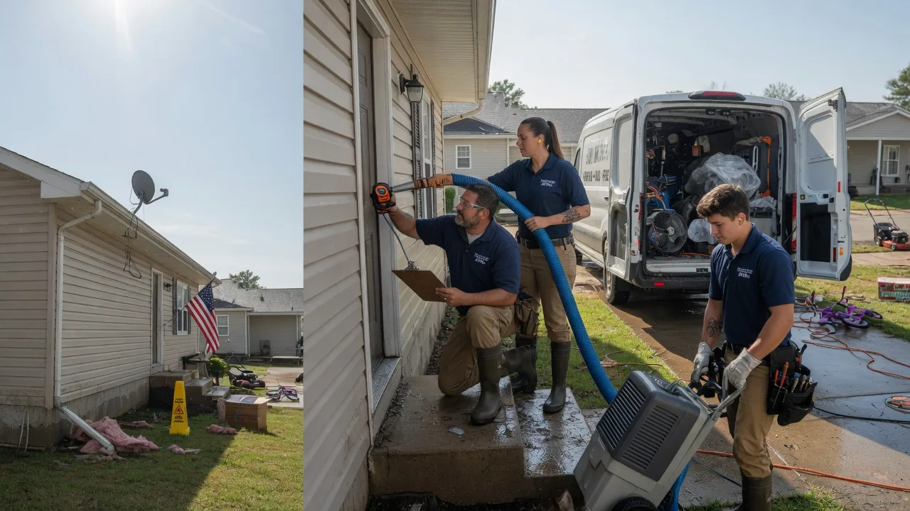Ceiling Water Damage Restoration in Verona, MO near me